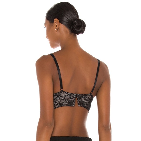 NWT! FREE PEOPLE Tameeka Underwire Bra in Black - Picture 3 of 4